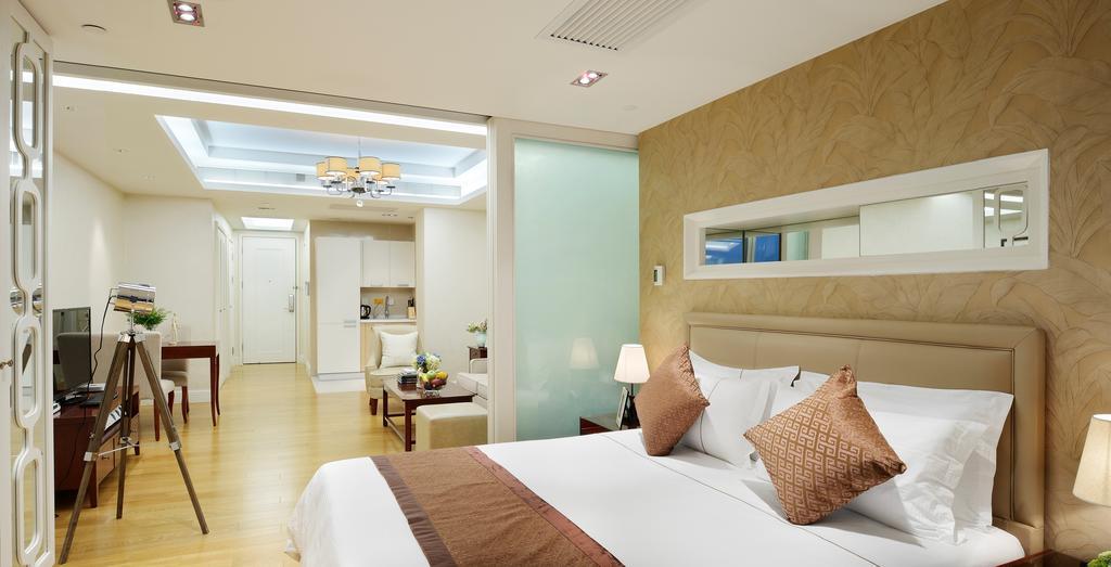 Yousu Hotel & Apartment Nanjing Xuanwu Lake Jinmao Plaza Branch Pokoj fotografie