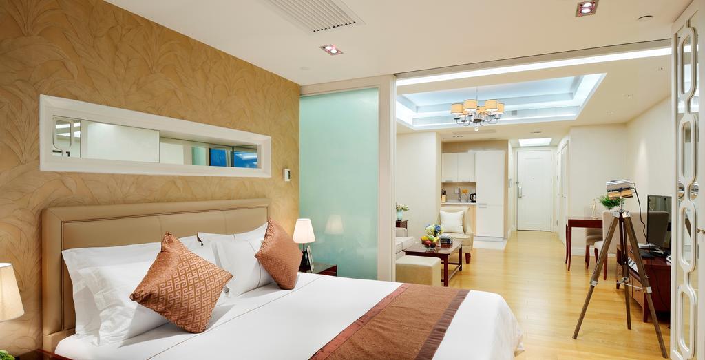 Yousu Hotel & Apartment Nanjing Xuanwu Lake Jinmao Plaza Branch Exteriér fotografie
